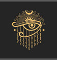 horus eye egyptian esoteric occult magic symbol vector image