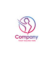 wellness happiness success logo symbol vector image