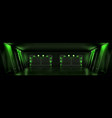 spaceship ship or laboratory metal gates vector image