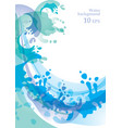 water background vector image