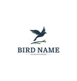 bird logo design template icon concept vector image