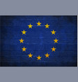 european union flag grange vector image vector image