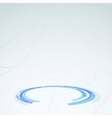stage for product placing - blue circle vector image