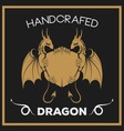 dragon logo vector image vector image