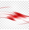 red background curve vector image vector image