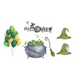 watercolor halloween vector image vector image