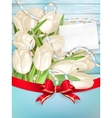 blank greeting card eps 10 vector image