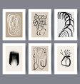 printable scandinavian wall art set vector image