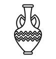 Ancient vase icon outline style Royalty Free Vector Image