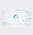 set of infographic elements about geolocation vector image vector image