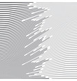 abstract minimal design wave stripe gray vector image vector image