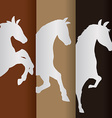 horse design vector image vector image