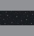 background with stars pattern night sky vector image