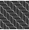 black and white simple geo herringbone seamless vector image vector image
