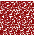 red petals seamless background vector image