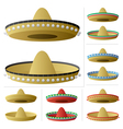 sombrero vector image vector image