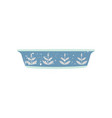 ceramic serving bowl or baking dish flat cartoon vector image