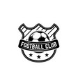 soccer football emblems design element for logo vector image vector image