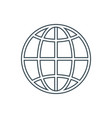 world globe icon vector image