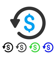 Rebate flat icon Royalty Free Vector Image - VectorStock