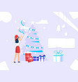 social media design concept year vector image vector image