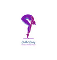 dance icon concept vector image