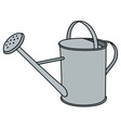 tin watering can vector image