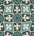 colorful pastel seamless floral patterns vintage vector image vector image