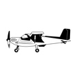 private aircraft vector image vector image