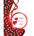 valentine day frame vector image