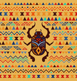 abstract tribal ornamental background vector image