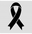 black icon isolated on transparent vector image