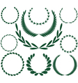 laurel wreath vector image