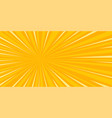 pop art sun background vector image