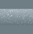 christmas snowfall background falling snowflakes vector image