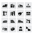 construction icons vector image vector image