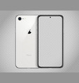 minimalist modern mockup smartphone eps vector image vector image