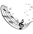 musical design vector image