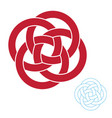 abstract interlace motif vector image