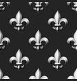 seamless pattern with vintage 3d realistic vector image vector image