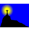 statue of jesus christ vector image