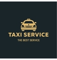 logo best taxi car flat style icon vector image vector image