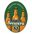 label for the brewery vector image