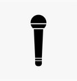 mic icon on white background podcast icon voice vector image vector image