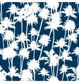 palm trees seamless pattern vector image vector image
