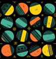 seamless pattern with ethnic tribal boho circles vector image vector image