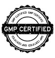 grunge black gmp abbreviation good vector image vector image