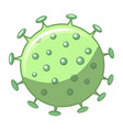 microbe green icon microbiology and biology germ vector image