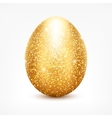 golden glitter egg vector image