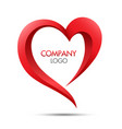 heart logo icon symbol vector image
